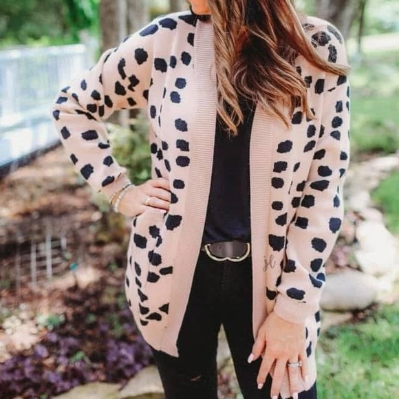 Animal Print Cardigan - Picture 1 of 1